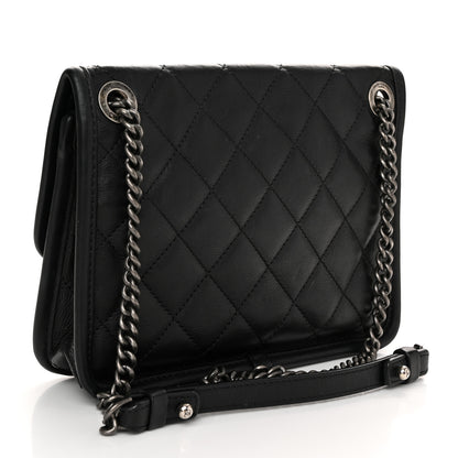 Chanel Calfskin Quilted Mini French Riviera Flap Black 3 of 10