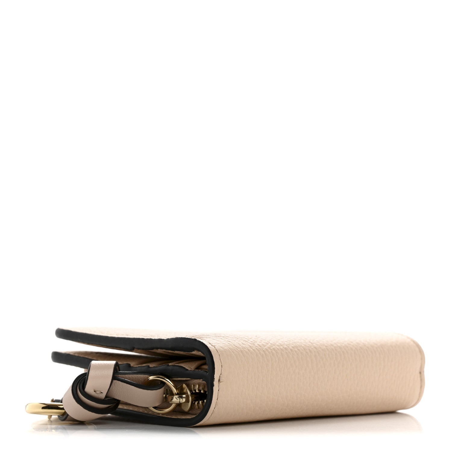 Chloe Grained Calfskin Alphabet Compact Wallet Nude 4 of 12