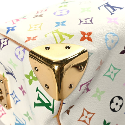 Louis Vuitton Monogram Multicolor Speedy 30 White 10 of 11