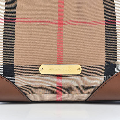 Burberry House Check Small Canterbury Tote Dark Tan 11 of 11
