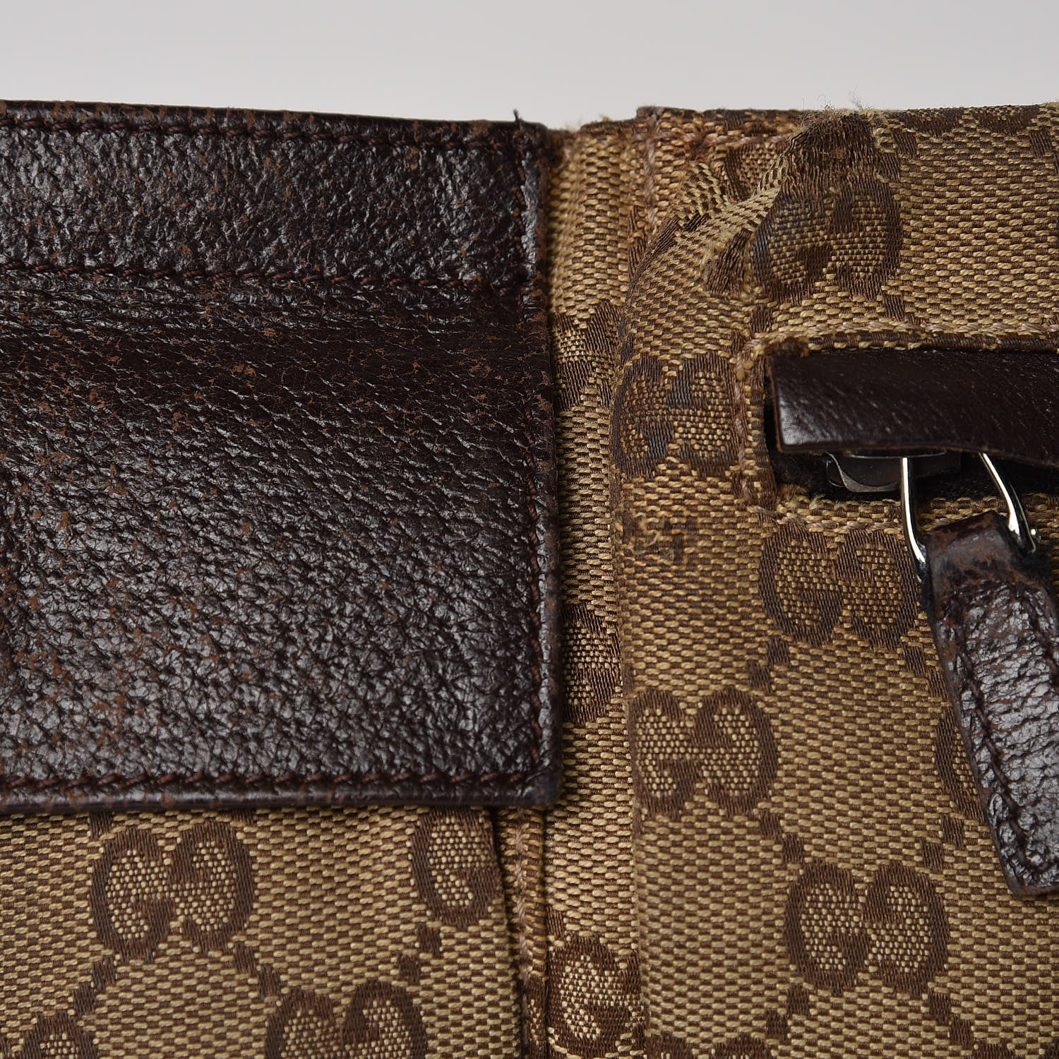 Gucci Monogram Web Belt Bag Dark Brown 11 of 18