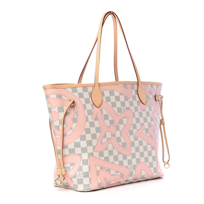Louis Vuitton Damier Azur Tahitienne Neverfull MM 3 of 12