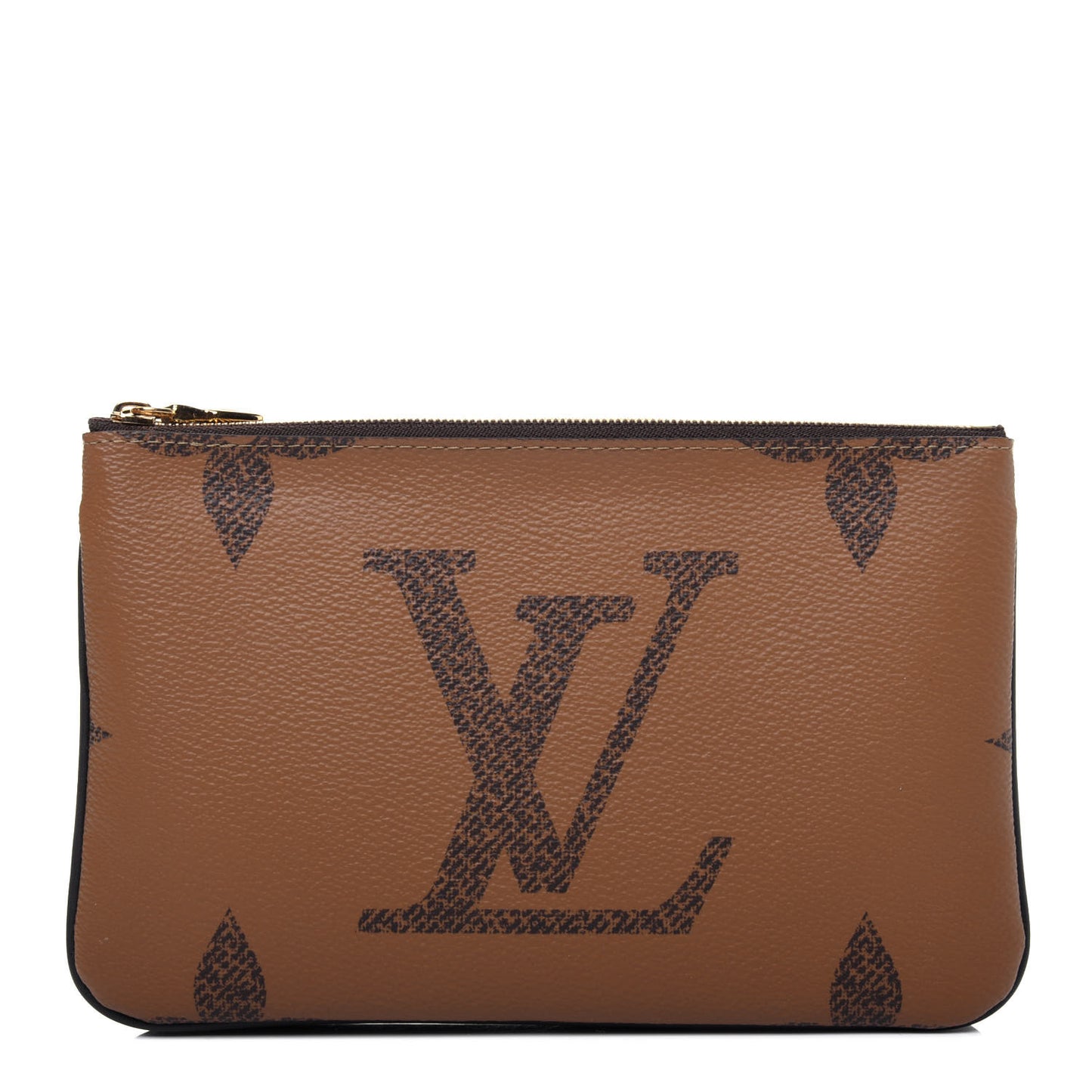 Reverse Monogram Giant Double Zip Pochette
