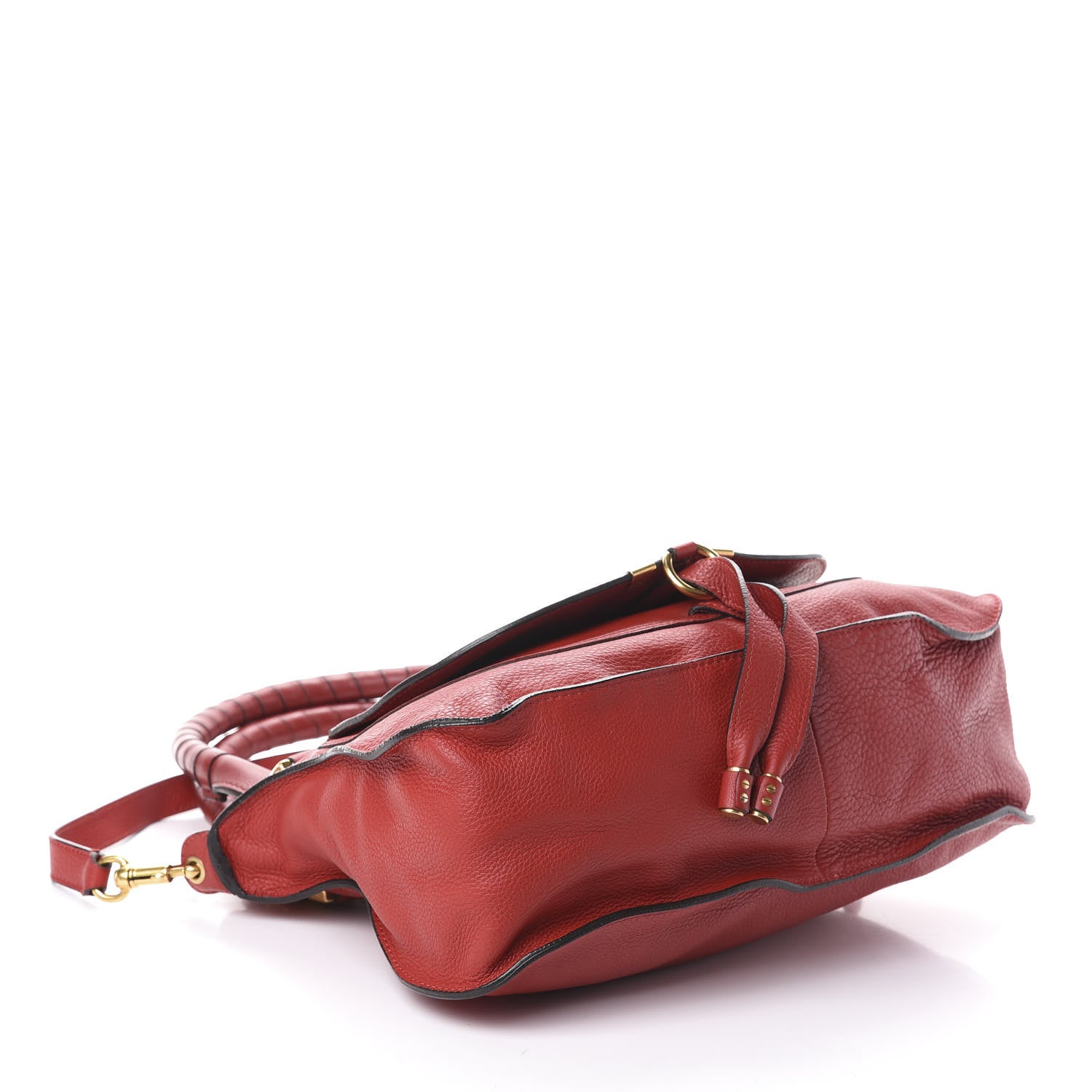 Chloe Calfskin Medium Marcie Satchel Red 4 of 9