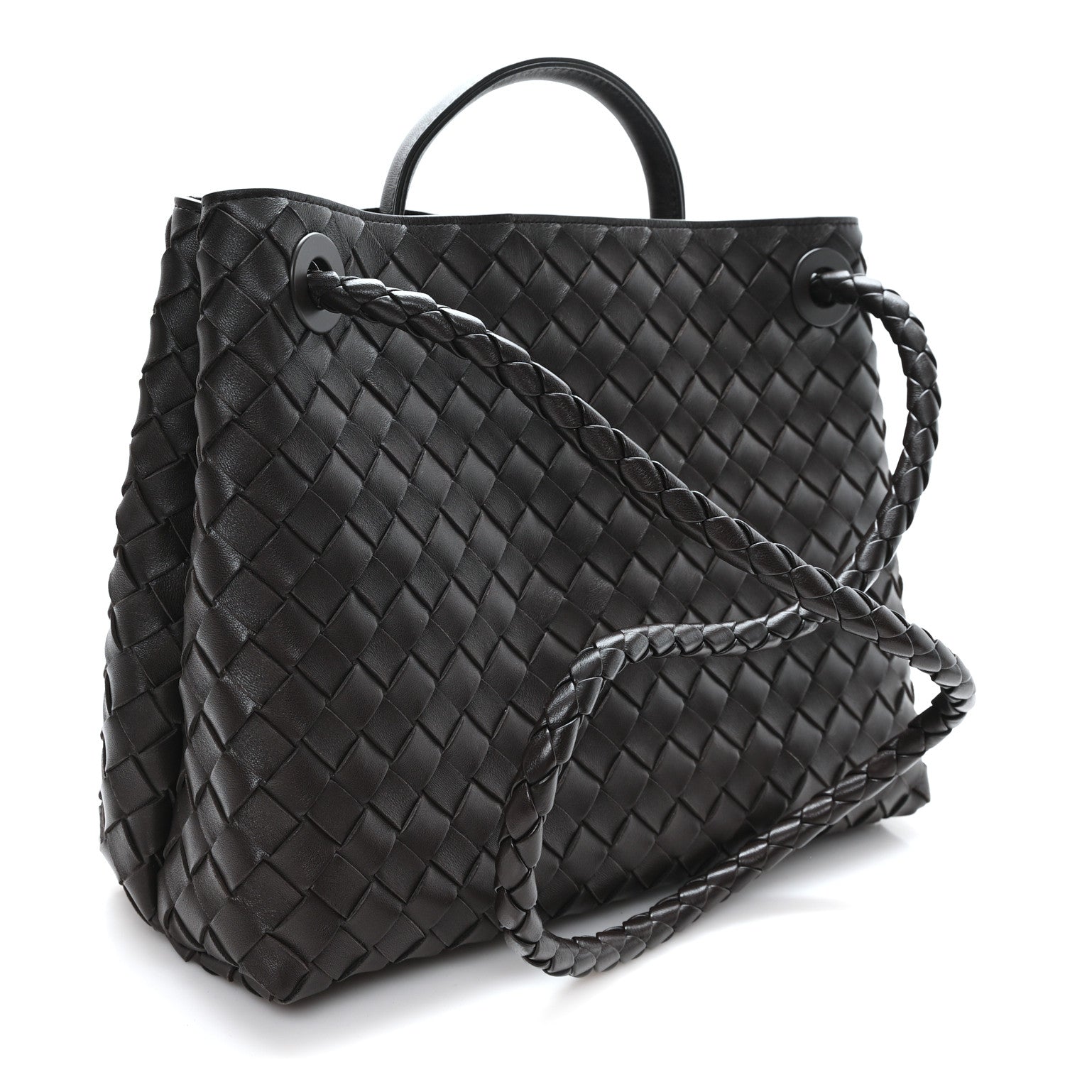 Bottega Veneta Nappa Intrecciato Medium Andiamo Shoulder Bag Fondant 3 of 9