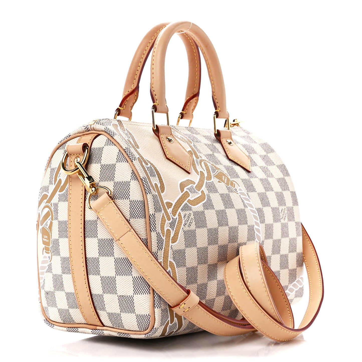 Damier Azur Nautical Speedy Bandouliere 25