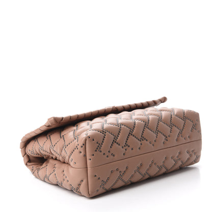 Bottega Veneta Nappa Intrecciato Microstuds Small Olimpia Shoulder Bag Dahlia 4 of 9