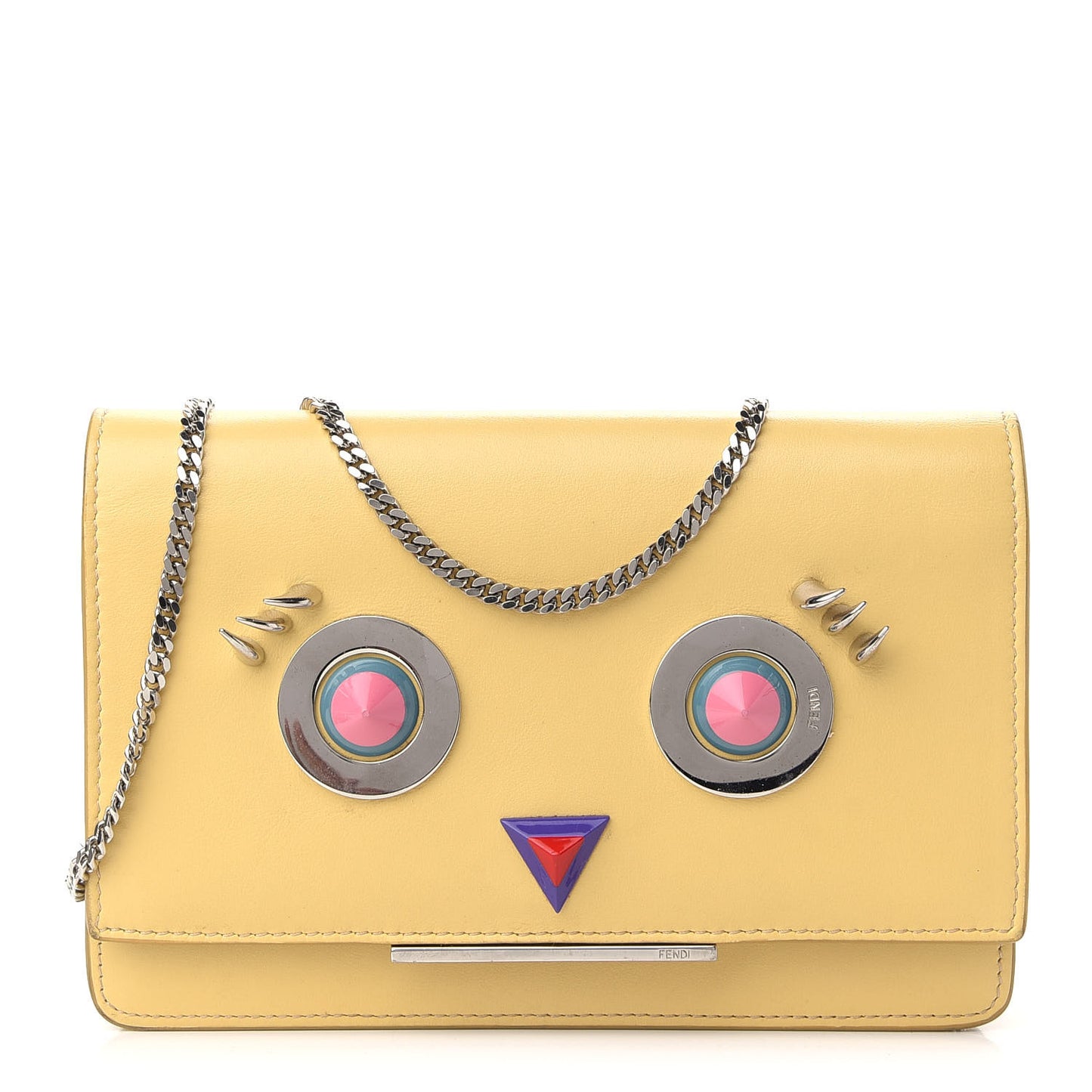 Vitello Century Hypnoteyes Tube Wallet On Chain Grano Multicolor