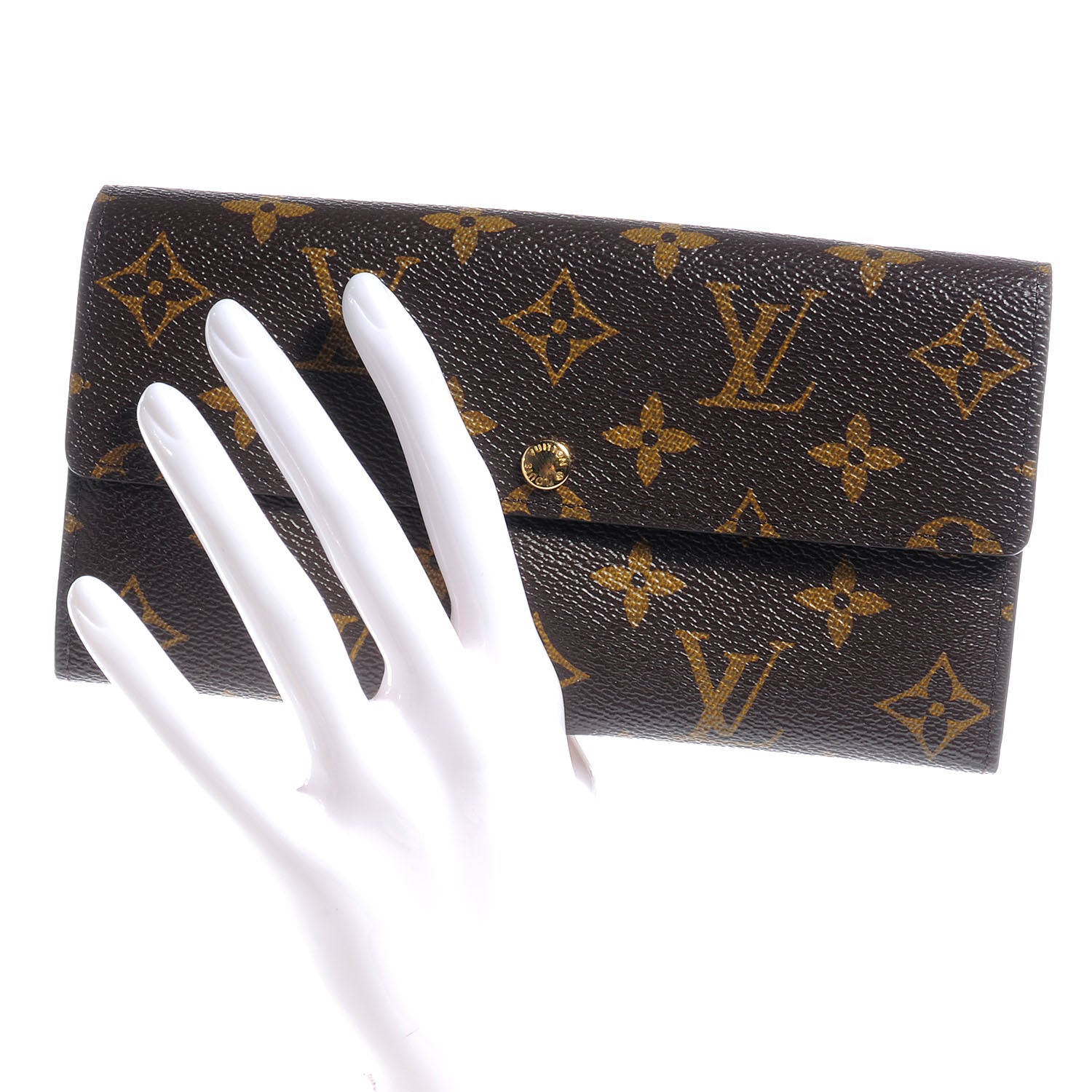Louis Vuitton Monogram Sarah Wallet 2 of 9