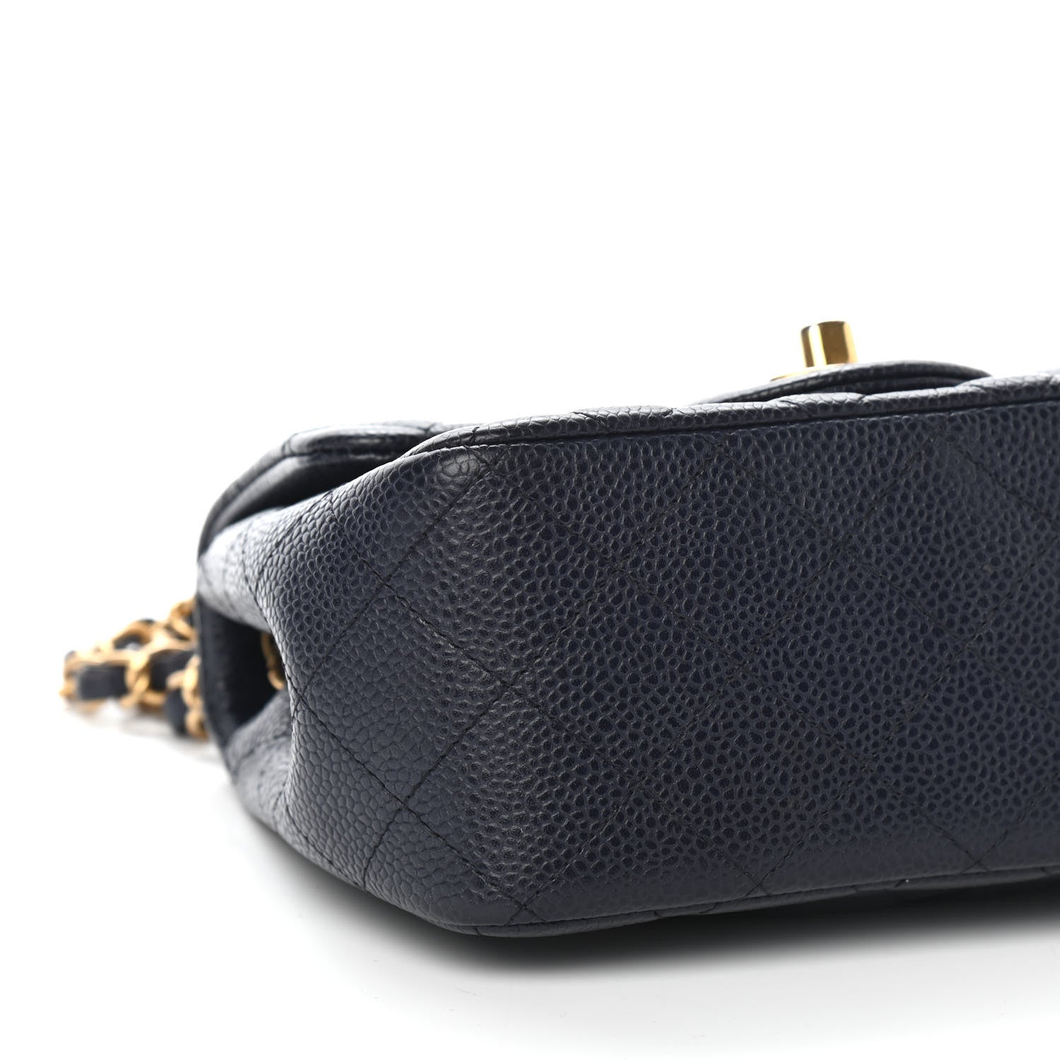 Chanel Caviar Quilted Mini Square Flap Navy 8 of 9