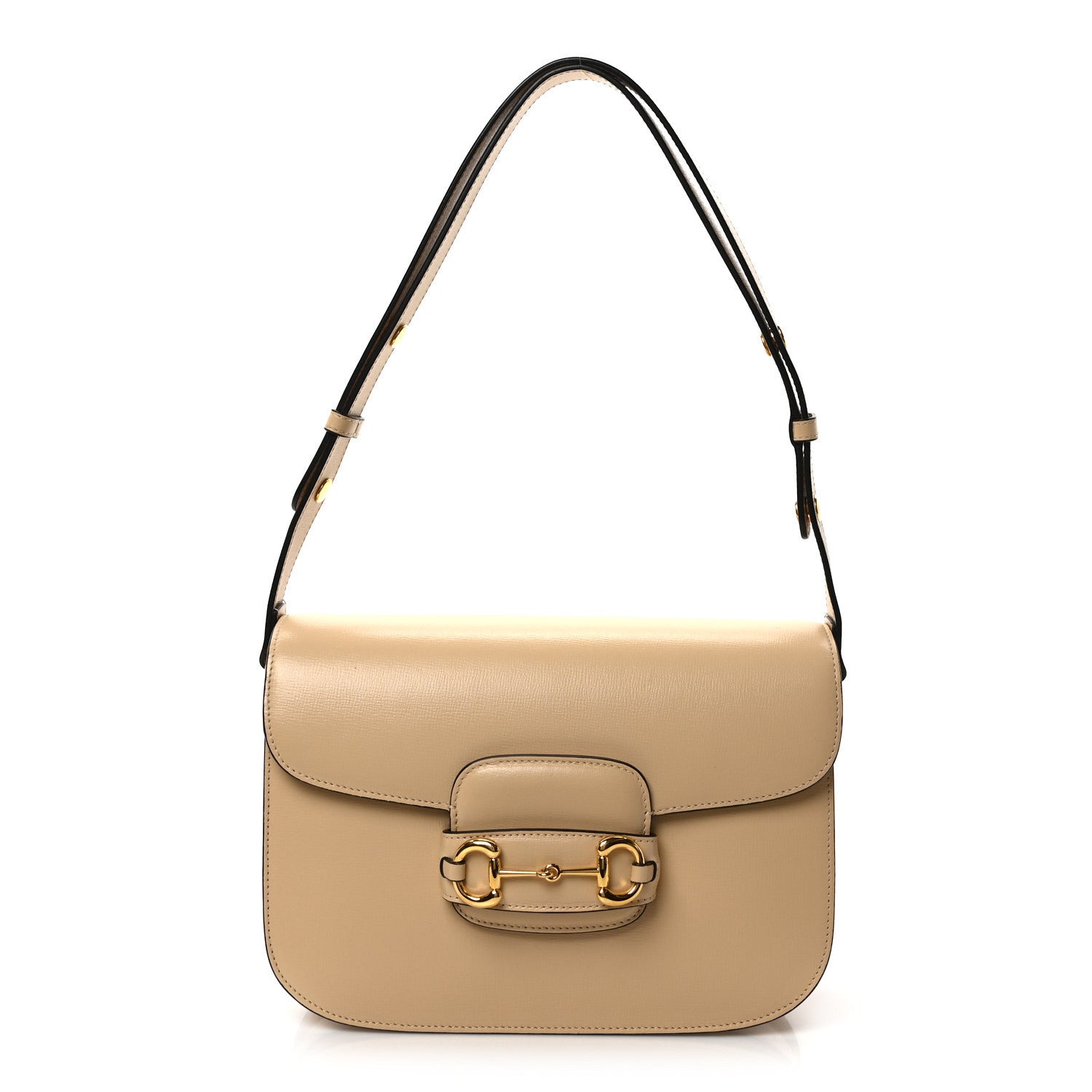 Gucci Azalea Calfskin Horsebit 1955 Shoulder Bag Bubble Tea 2 of 19