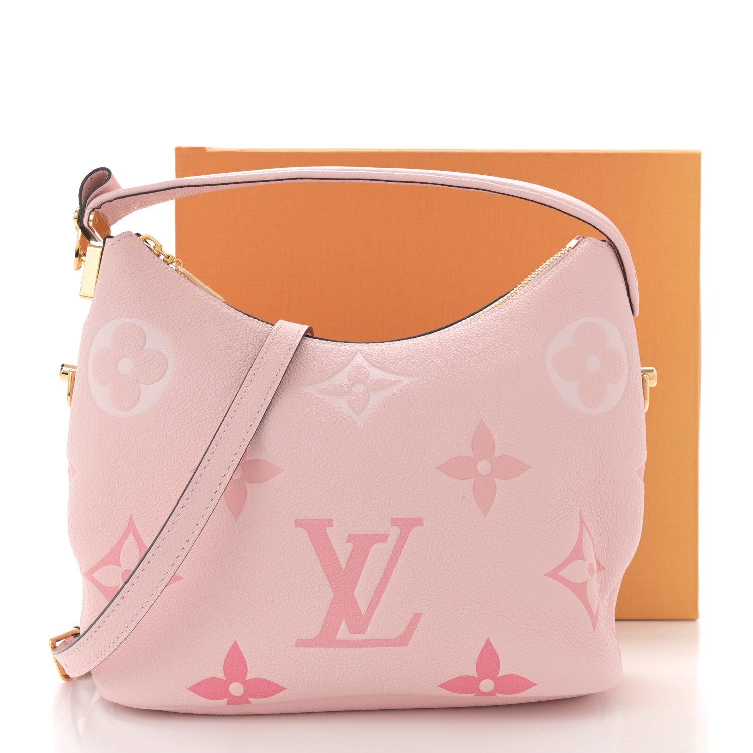 Louis Vuitton Empreinte Monogram Giant By The Pool Marshmallow Hobo PM Bouton De Rose 10 of 10