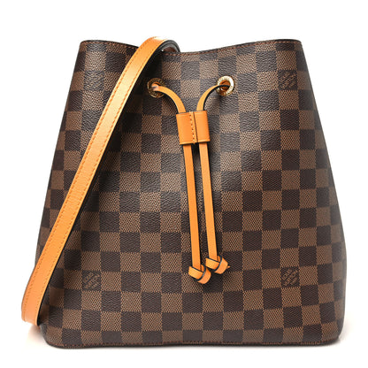 Louis Vuitton Damier Ebene Neonoe MM Safran 1 of 10