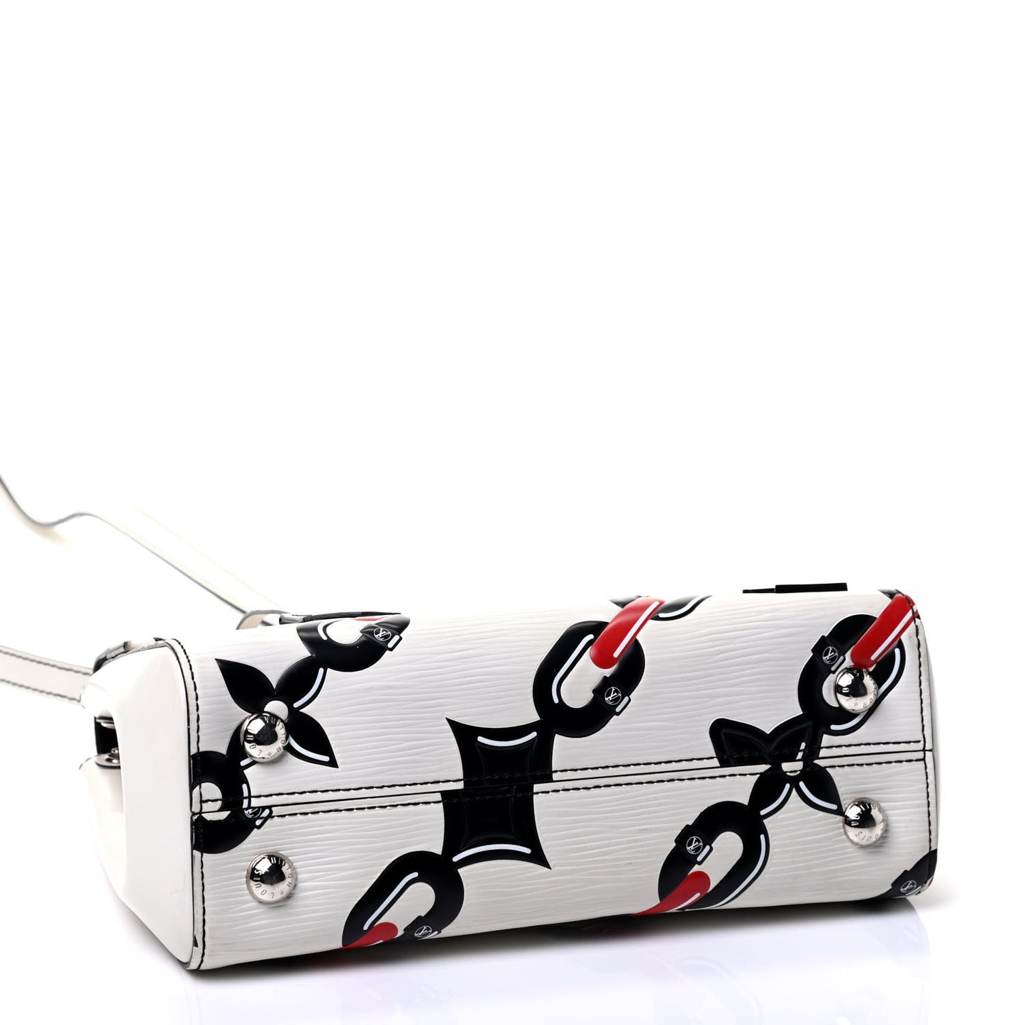 Epi Chain Flower Print Cluny BB White