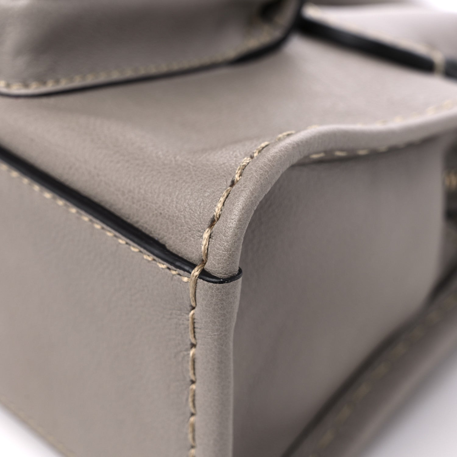 Chloe Buffalo Mini Edith Bag Cashmere Grey 9 of 15