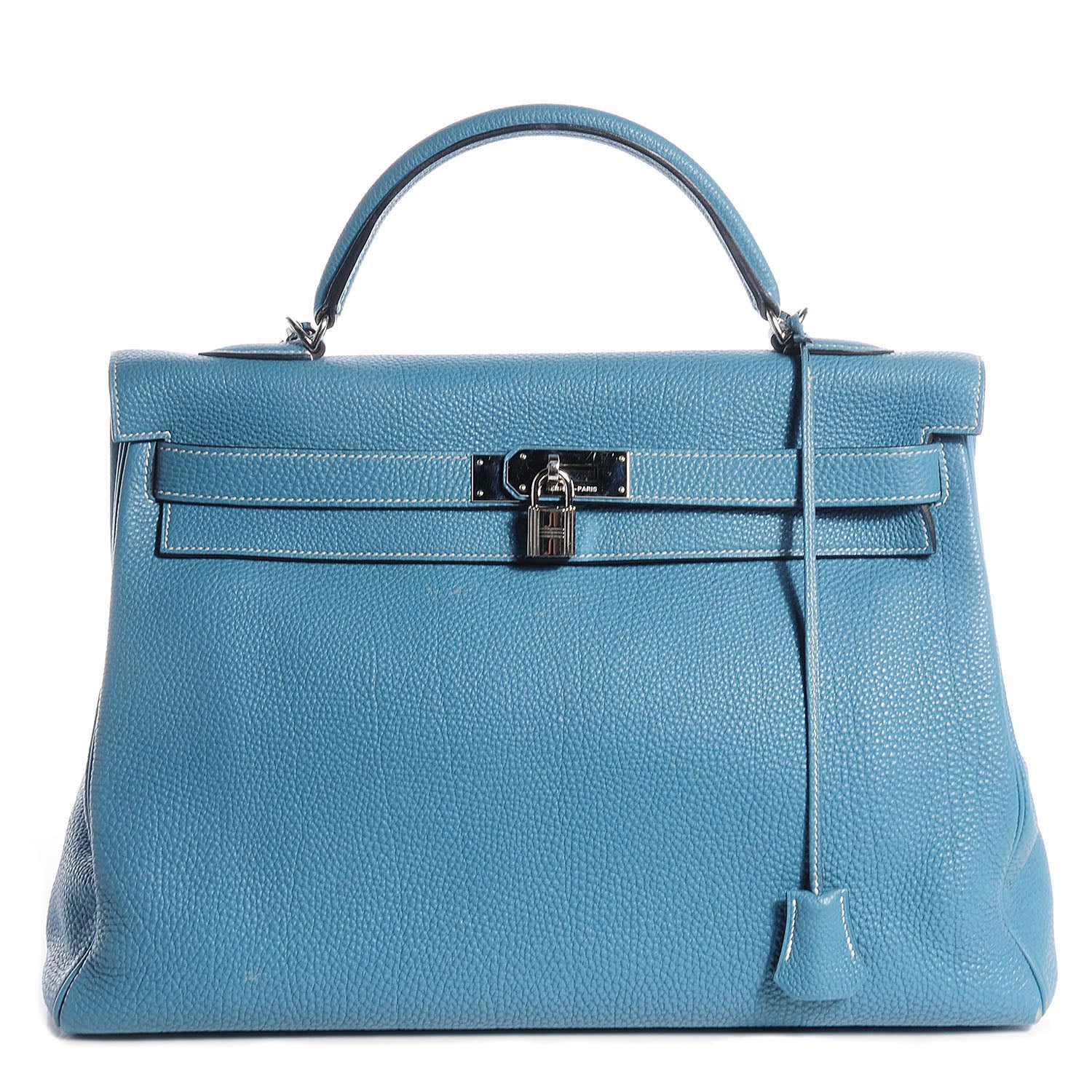Hermes Togo Kelly Retourne 40 Blue Jean 1 of 24