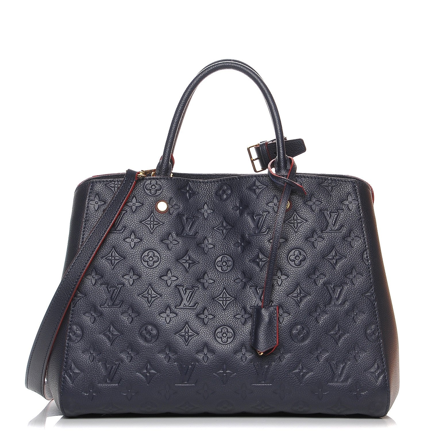 Louis Vuitton Empreinte Montaigne GM Marine Rouge 1 of 9