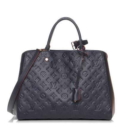 Louis Vuitton Empreinte Montaigne GM Marine Rouge 1 of 9