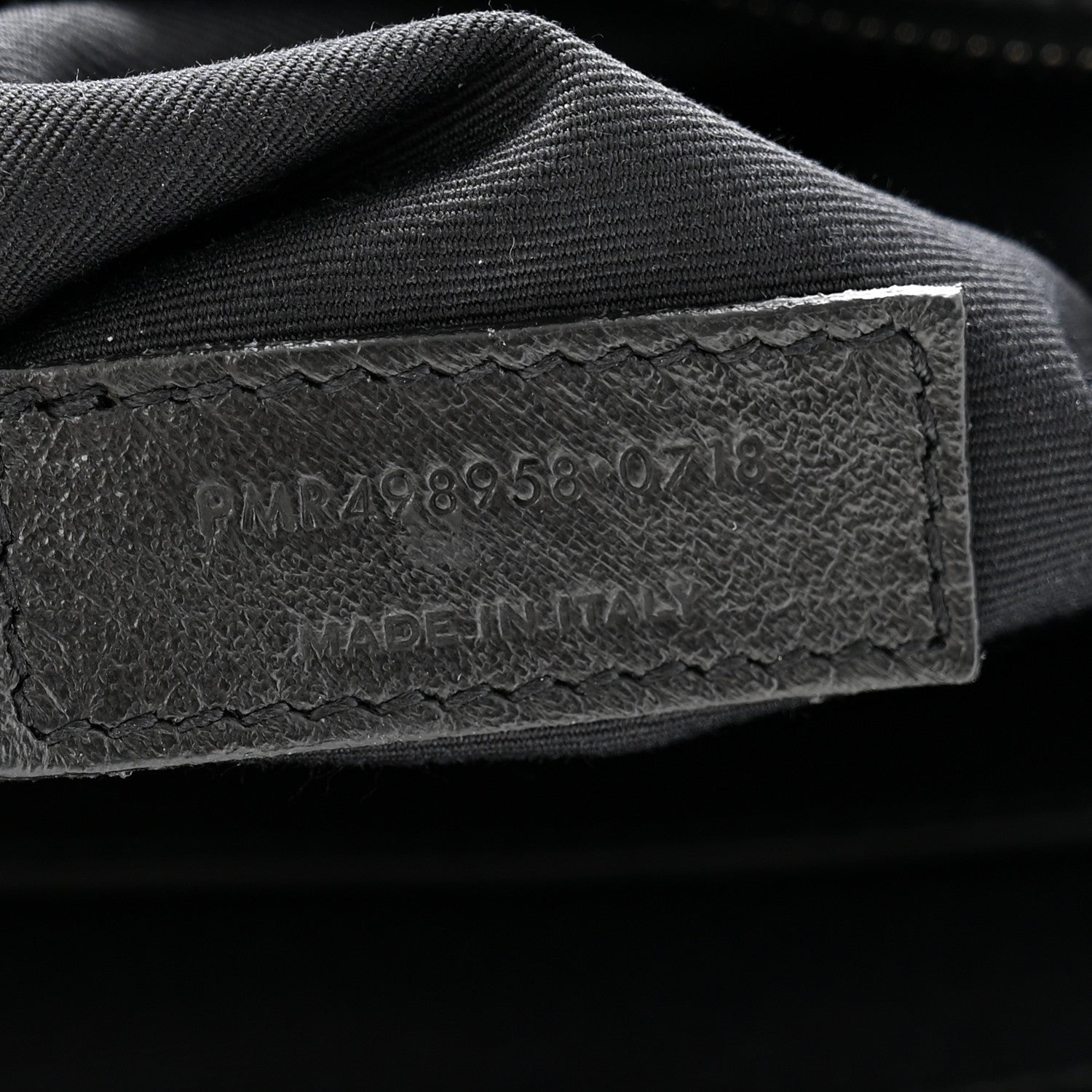 Saint Laurent Calfskin Ayers Patchwork Monogram Medium Niki Chain Satchel Black 6 of 11