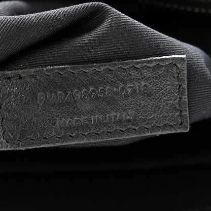 Saint Laurent Calfskin Ayers Patchwork Monogram Medium Niki Chain Satchel Black 6 of 11