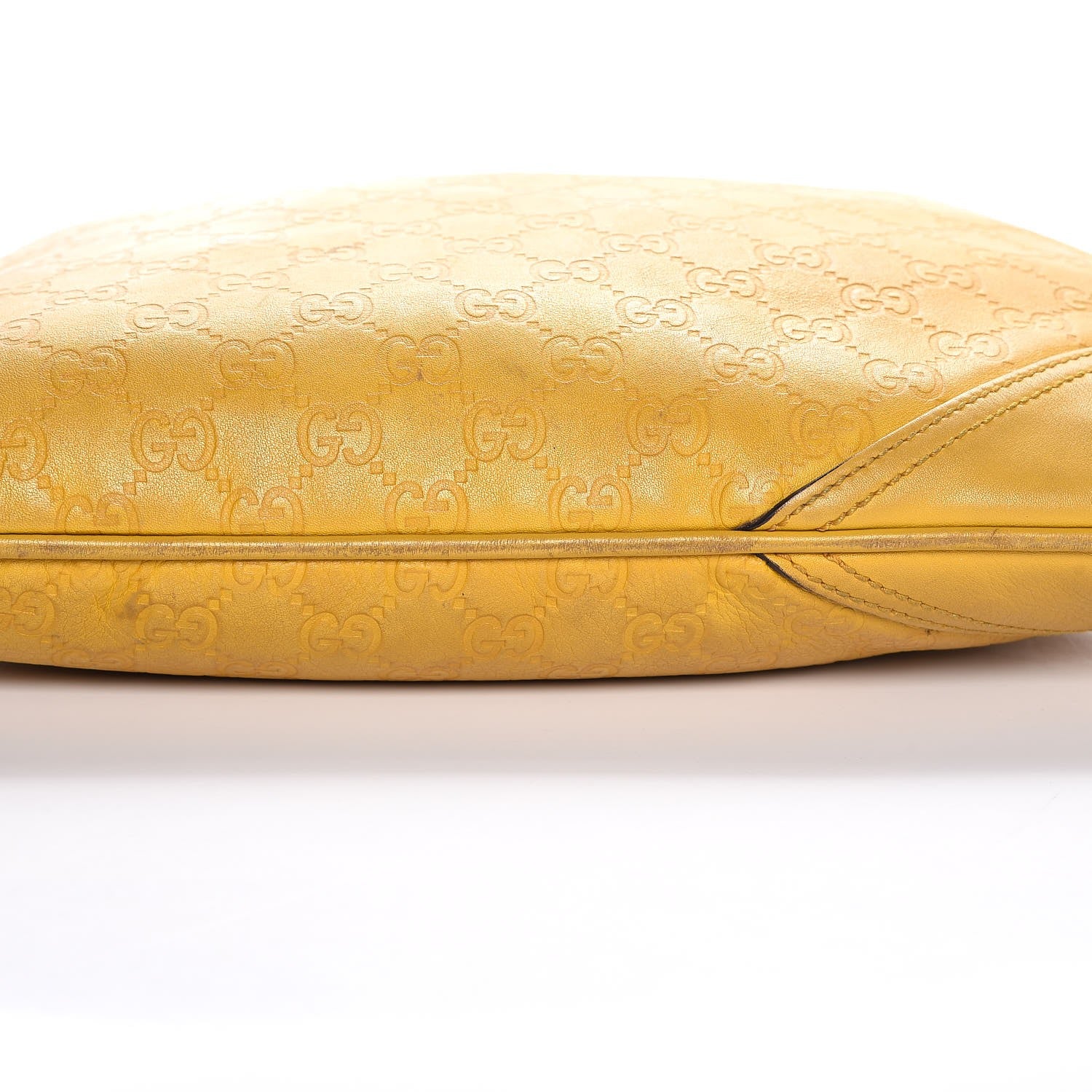 Gucci Guccissima Medium New Britt Hobo Yellow 25 of 26