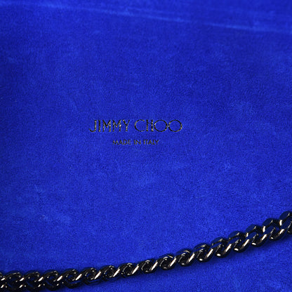 Jimmy Choo Smooth Calfskin Lockett Petite Shoulder Bag Royal Blue 6 of 9