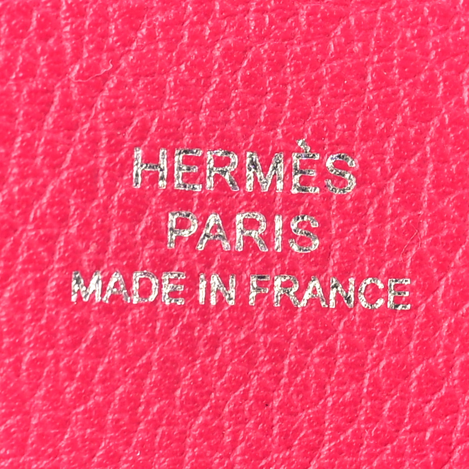 Hermes Evercolor Calvi Card Case Framboise 6 of 7