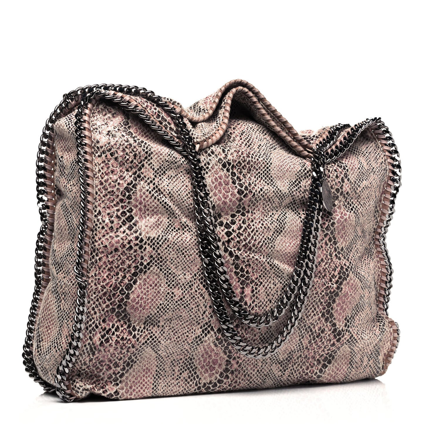 Eco Python Large Falabella Tote Camel