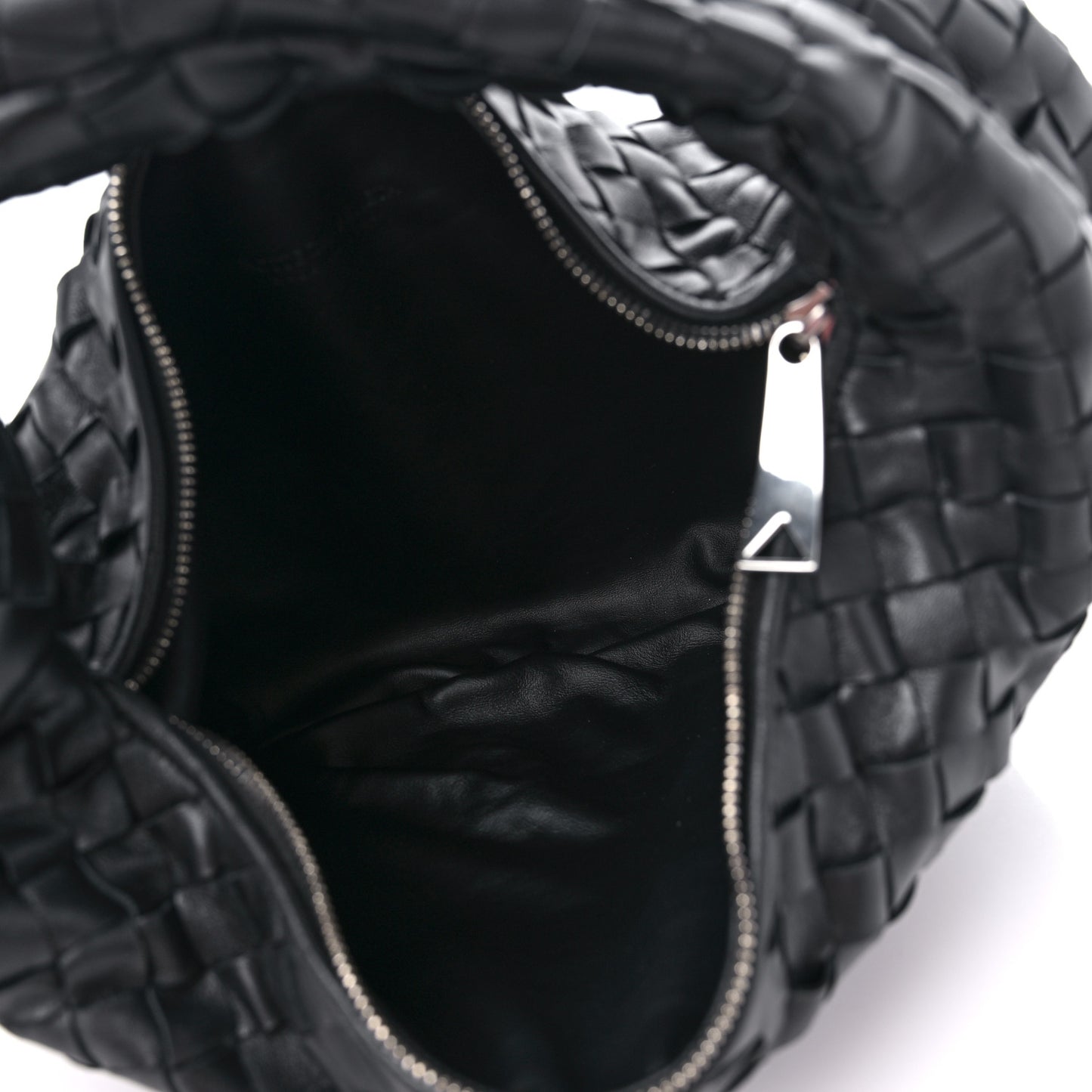 Nappa Intrecciato Teen Jodie Hobo Black