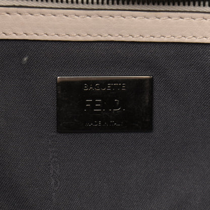 Fendi Vitello Dolce Lace Up Baguette Camelia 5 of 14