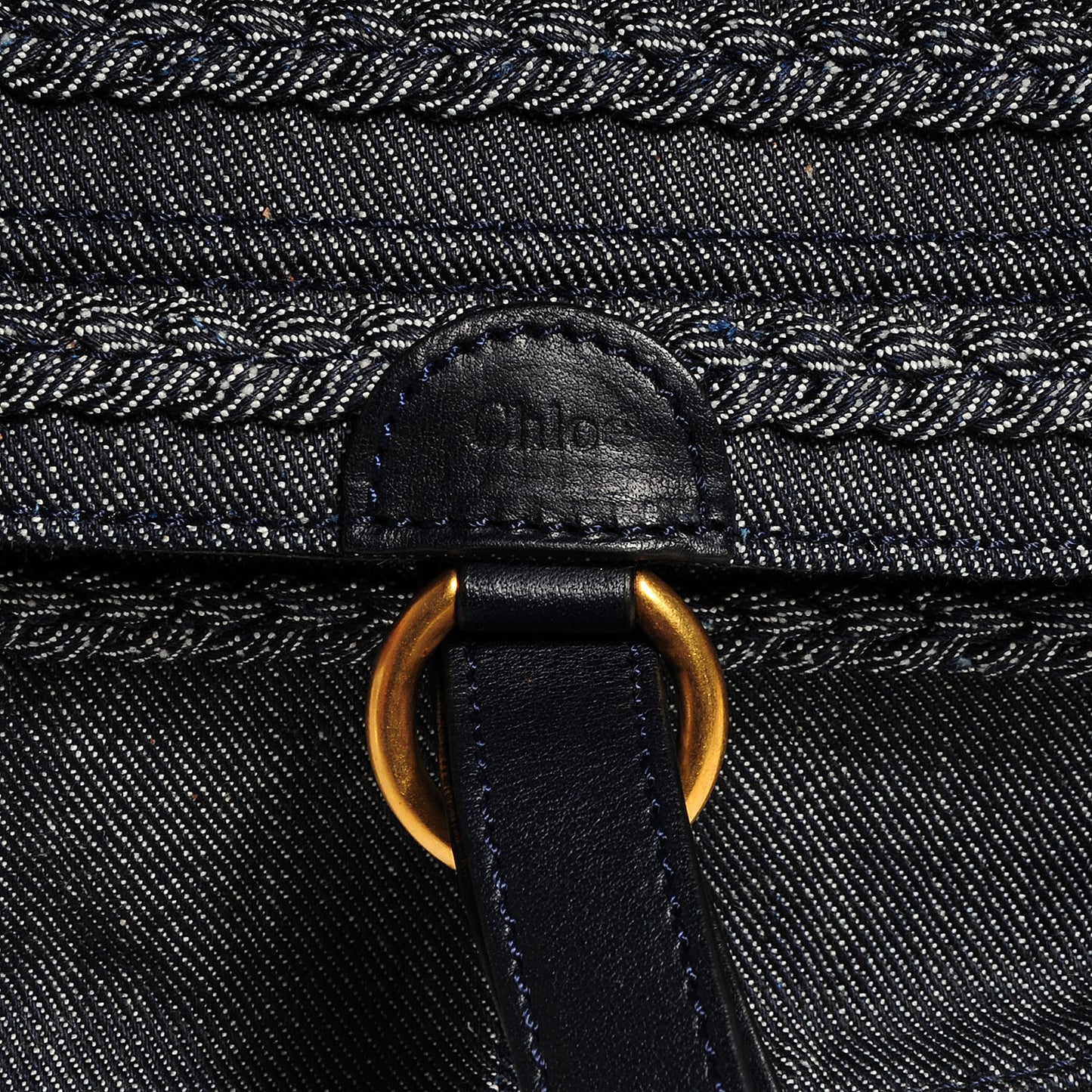 Denim Large Marcie Satchel Navy