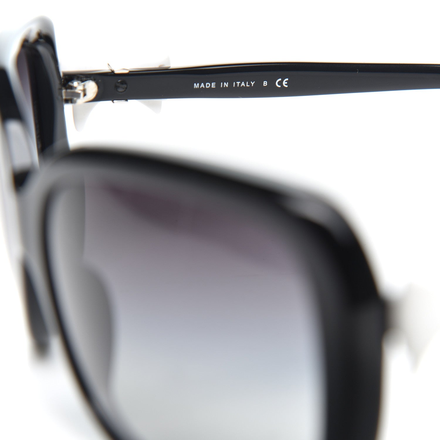 Chanel CC Bow Sunglasses 5171 Black White 6 of 7