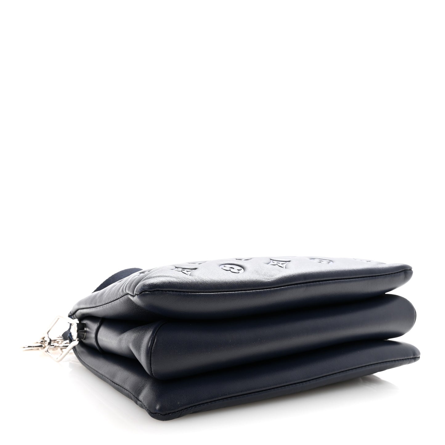 Lambskin Embossed Monogram Coussin PM Navy