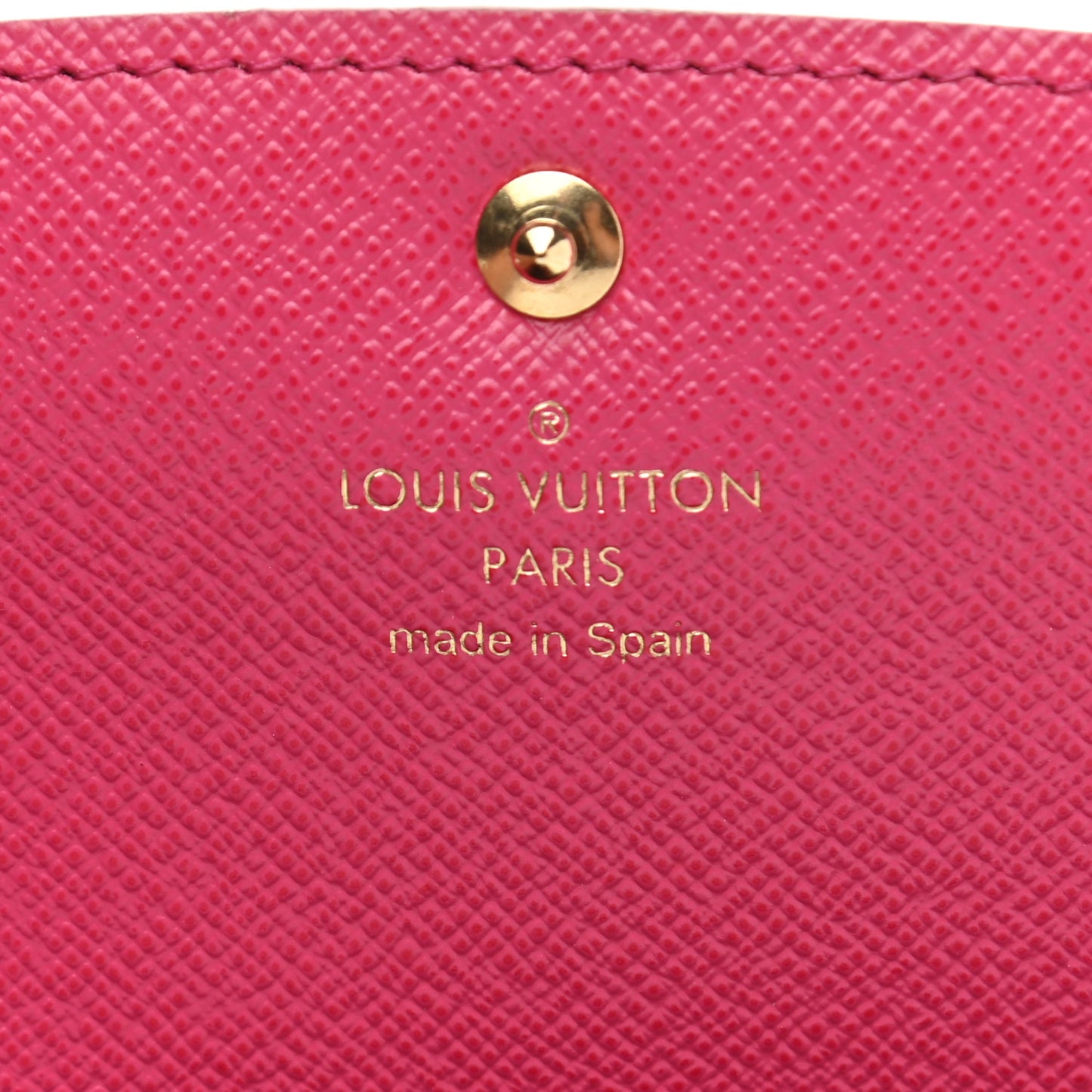 Monogram Bloom Flower Emilie Wallet Fuchsia