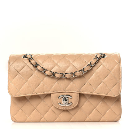 Chanel Caviar Quilted Small Double Flap Beige 1 of 10