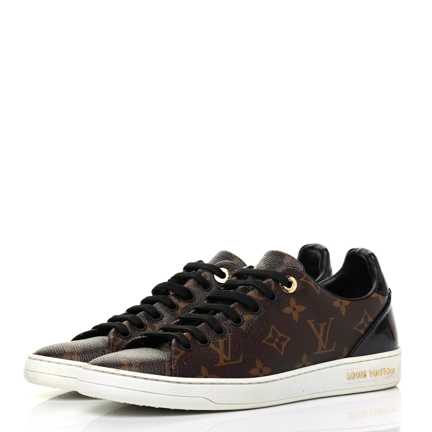 Patent Monogram Frontrow Sneakers 37