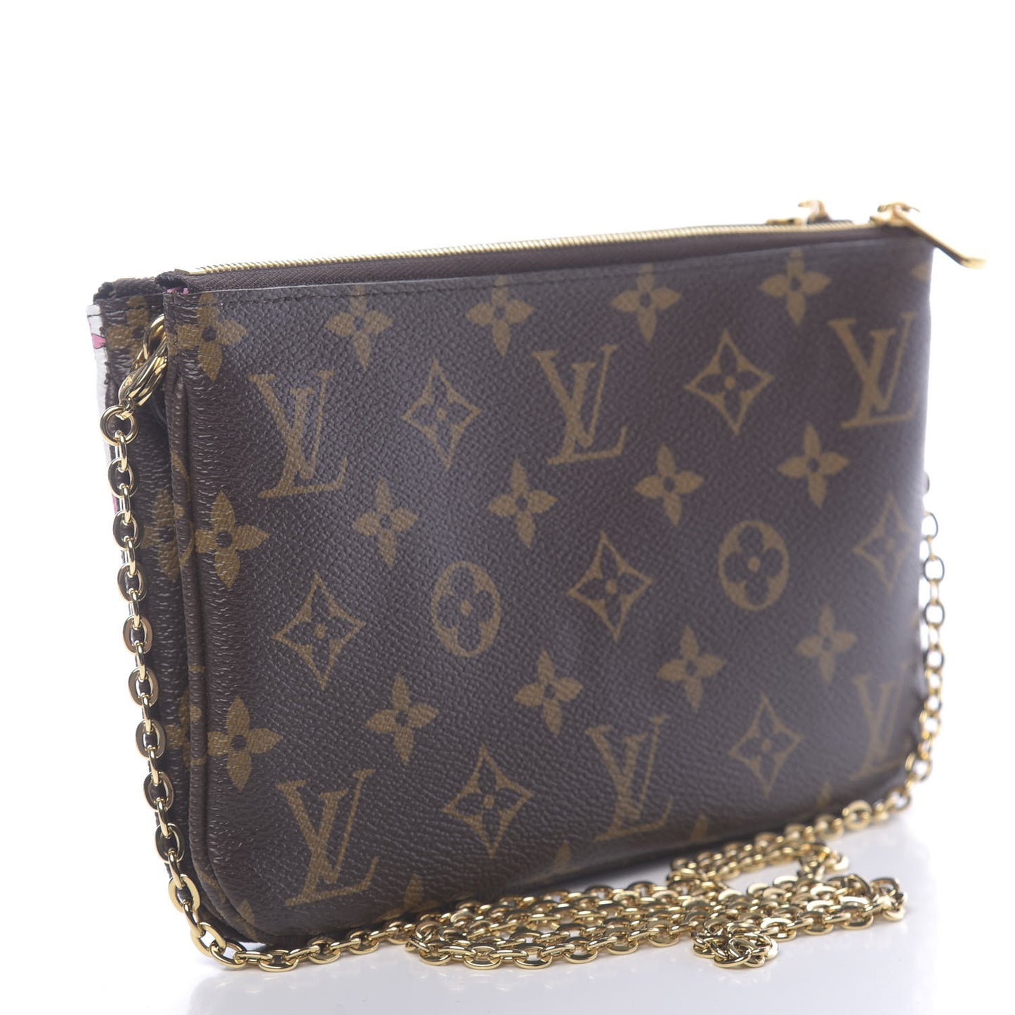 Monogram 2019 Christmas Animation Double Zip Pochette