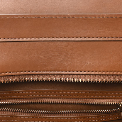 Celine Satin Calfskin Mini Tri-Color Luggage White Brown 10 of 18