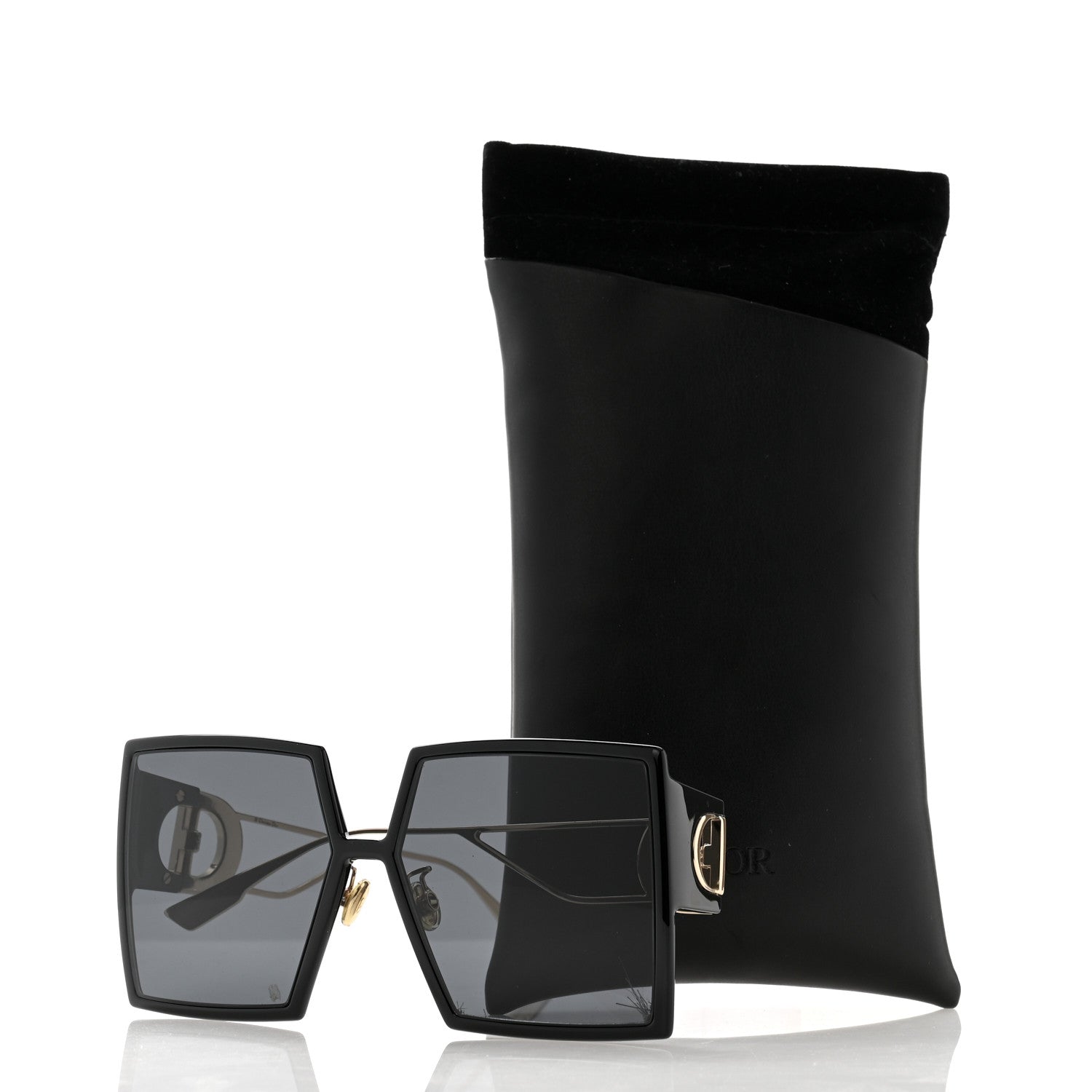 Christian Dior Square 30 Montaigne Sunglasses Black 9 of 9