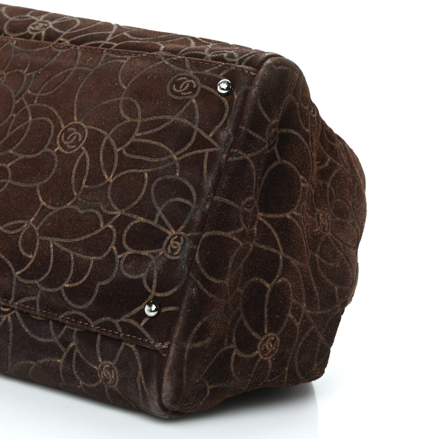 Suede Camellia Bowler Brown