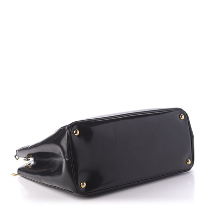 Prada Spazzolato Large Galleria Double Zip Tote Black 4 of 10