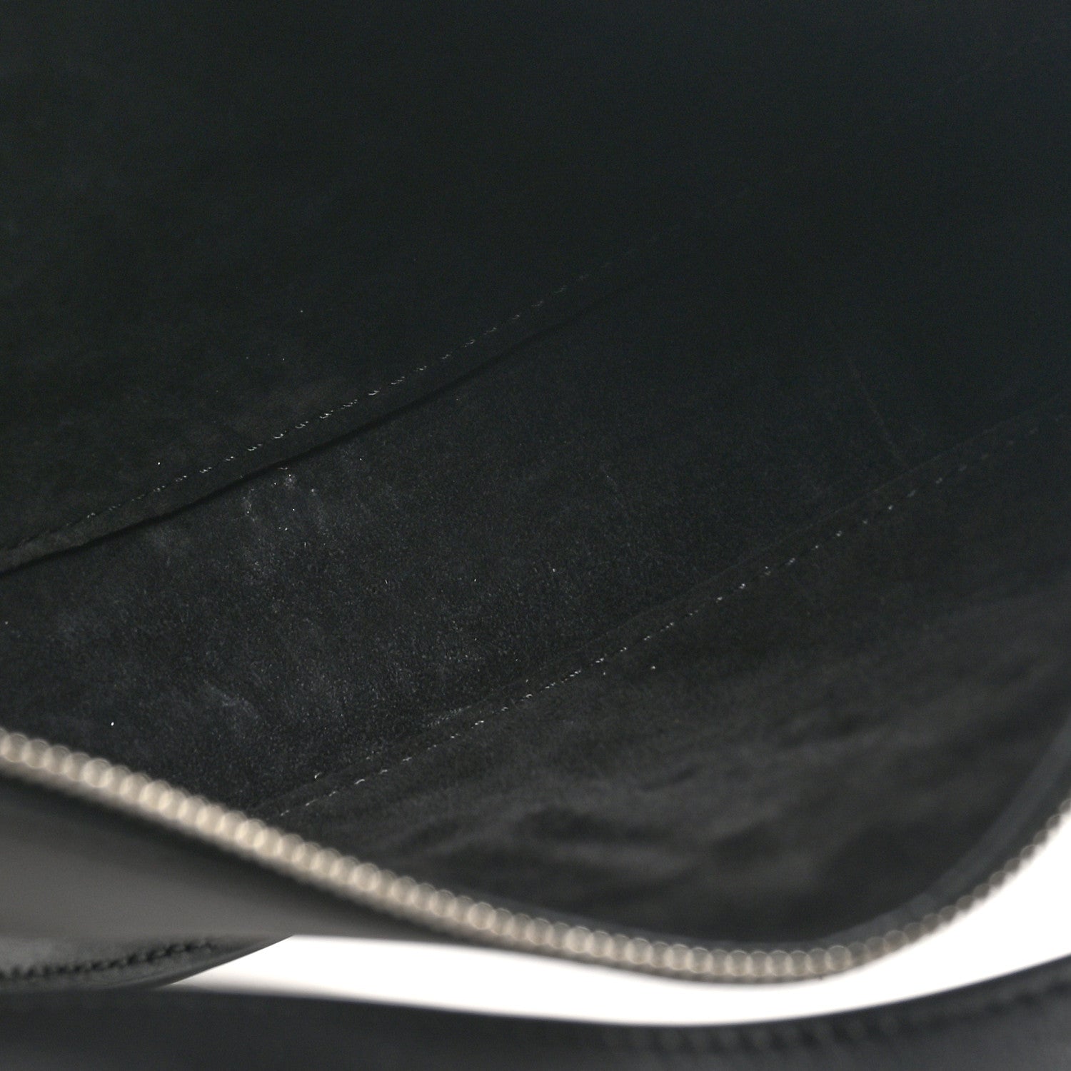 The Row Smooth Calfskin Half Moon Shoulder Bag Black 5 of 9