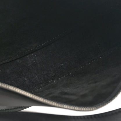 The Row Smooth Calfskin Half Moon Shoulder Bag Black 5 of 9