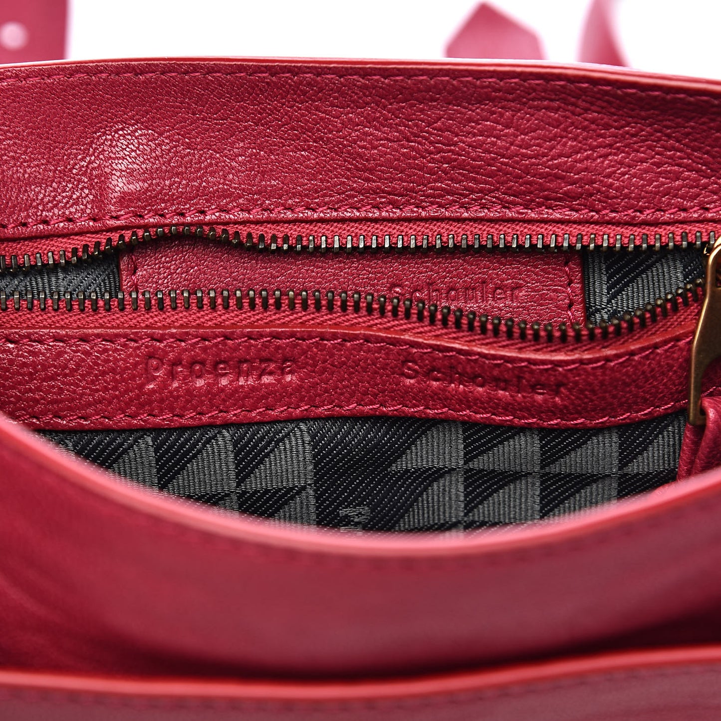 Lambskin PS1 Mini Pouch Messenger Bag Raspberry