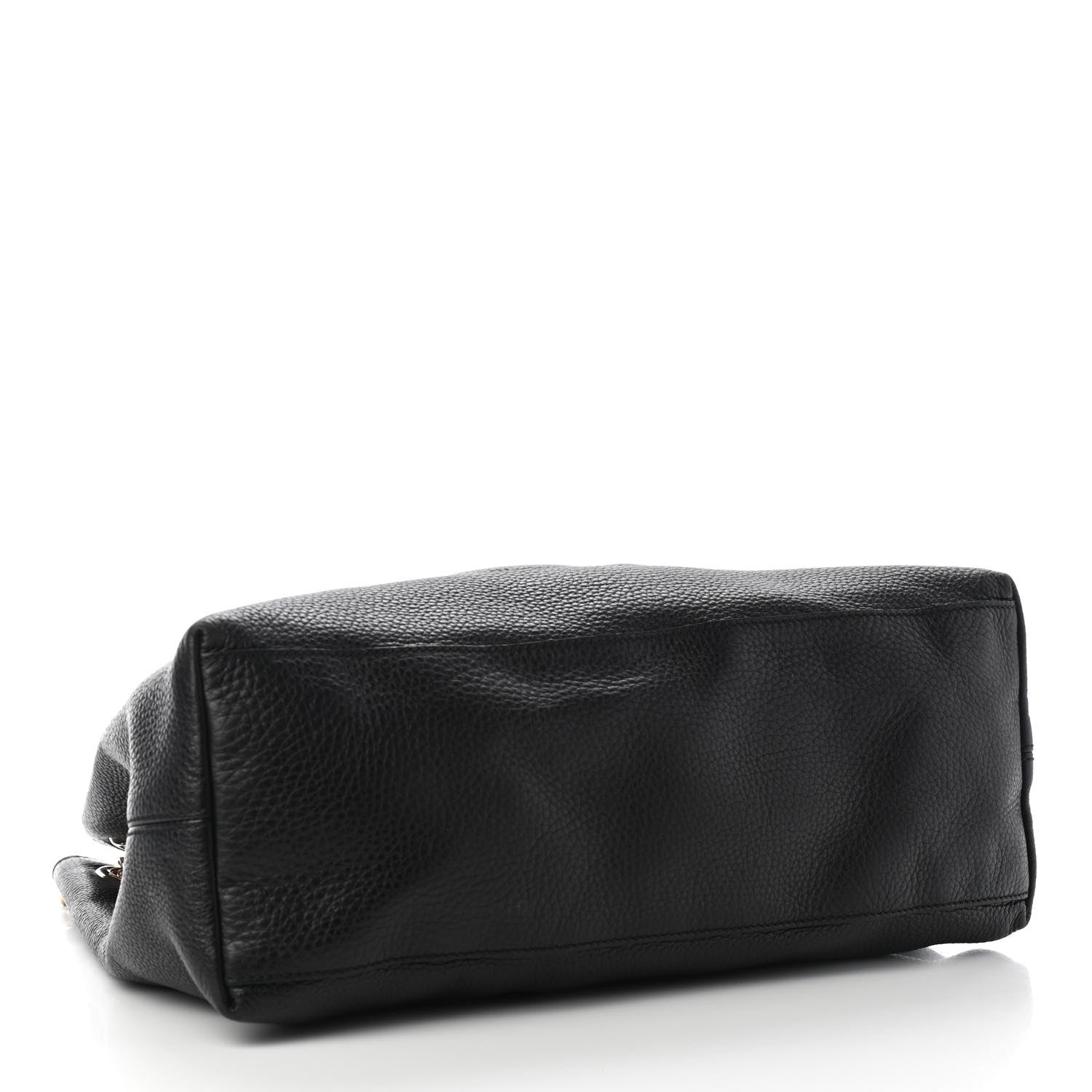 Gucci Pebbled Calfskin Medium Soho Chain Shoulder Bag Black 4 of 8