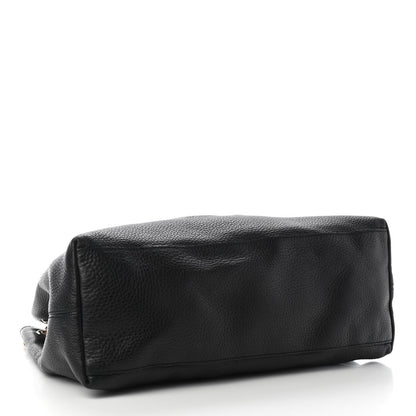 Gucci Pebbled Calfskin Medium Soho Chain Shoulder Bag Black 4 of 8