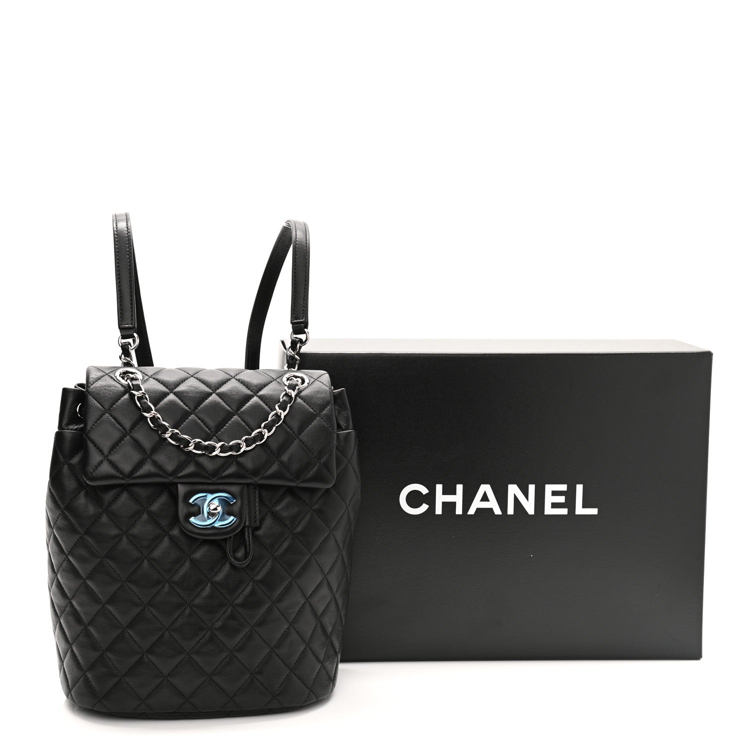 Chanel Lambskin Quilted Small Urban Spirit Backpack Black 11 of 11
