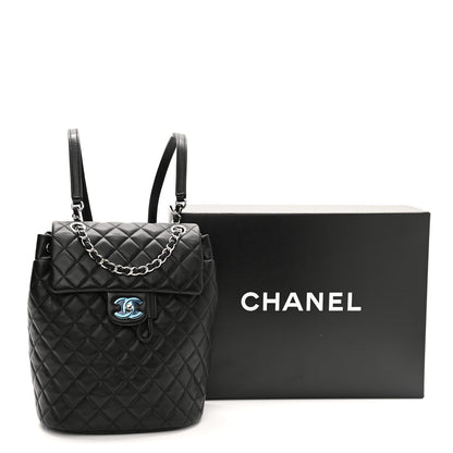Chanel Lambskin Quilted Small Urban Spirit Backpack Black 11 of 11
