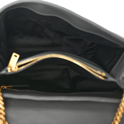 Saint Laurent Calfskin Y Quilted Monogram Medium Loulou Chain Satchel Storm 5 of 10