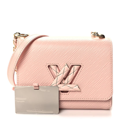 Louis Vuitton Epi Enamel Wave Twist Shoulder Bag PM Rose Jasmin 3 of 10